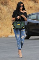 KYLIE JENNER Arrives on the Set of Keeping Up with the Kardashians 07/01/2015
