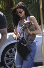 KYLIE JENNER in Jeans at a Studio in Van Nuys 07/27/2015