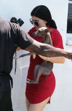 KYLIE JENNER Out and About in Sherman Oaks 07/03/2015