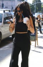 KYLIE JENNER Out for Yogurt in Beverly Hills 07/26/2015