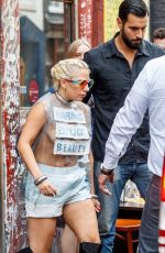 LADY GAGA Out and About in Amsterdam 07/11/2015
