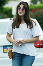 LANA DEL REY Out and About in Los Angeles 07/19/2015