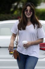 LANA DEL REY Out and About in Los Angeles 07/19/2015