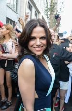 LANA PARRILLA and REBECCA MADER at Comic Con in San Diego