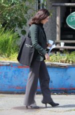 LANA PARRILLA on the Set of Once Upon A Time 07/22/2015