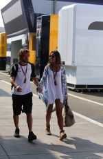 LARA ALVAREZ at Hungarian Grand Prix 2015