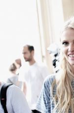 LARA STONE on the Runwey of Atelier Versace Fashion Show in Paris