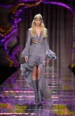 LARA STONE on the Runwey of Atelier Versace Fashion Show in Paris