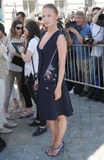 LAURA HADDOCK at Dior Fashion Show in Paris