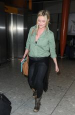 LAURA WHITMORE Arrives at Heathrow Airport in London 07/15/2015
