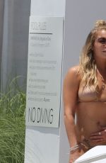 LEANN RIMES in Bikini at a Pool in Miami 07/19/2015