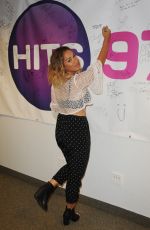 LEONA LEWIS at Hits 97.3 Radio Station in Hollywood
