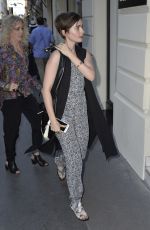 LILY COLLINS at Chanel Headquarters in Paris 07/06/2015