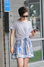 LILY COLLINS Out and About in Los Angeles 07/23/2015