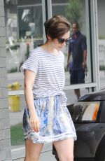 LILY COLLINS Out and About in Los Angeles 07/23/2015