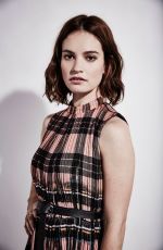 LILY JAMES at Pride and Prejudice and Zombies Panel at Comic Con in San Diego