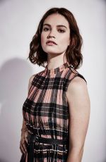 LILY JAMES at Pride and Prejudice and Zombies Panel at Comic Con in San Diego