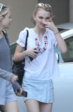 LILY-ROSE DEPP Out and About in Beverly Hills 07/21/2015