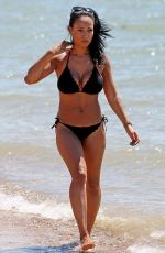 LISA MAFFIA in Bikini at a Beach in Essex