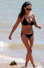 LISA MAFFIA in Bikini at a Beach in Essex