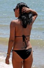 LISA MAFFIA in Bikini at a Beach in Essex