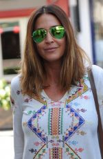 LISA SNOWDON Arrives at Capital FM in London 07/03/2015