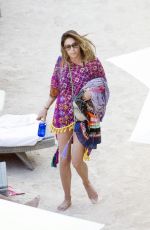 LISA SNOWDON at a Beach in Ibiza 07/23/2015
