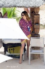 LISA SNOWDON at a Beach in Ibiza 07/23/2015
