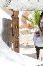 LISA SNOWDON at a Beach in Ibiza 07/23/2015