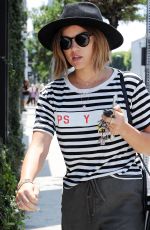 LUCY HALE Out Shopping in West Hollywood 07/06/2015