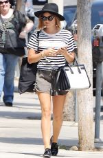 LUCY HALE Out Shopping in West Hollywood 07/06/2015