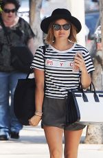 LUCY HALE Out Shopping in West Hollywood 07/06/2015