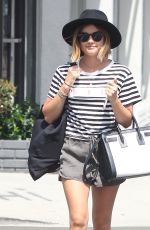 LUCY HALE Out Shopping in West Hollywood 07/06/2015