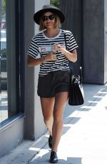 LUCY HALE Out Shopping in West Hollywood 07/06/2015