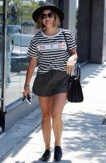 LUCY HALE Out Shopping in West Hollywood 07/06/2015