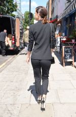 LUCY MECKLENBURGH Out and About in London 06/15/2015