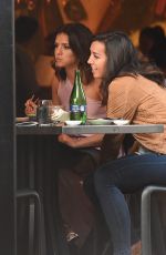 LUCY MECKLENBURGH Out for Dinner in London 07/22/2015