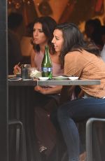 LUCY MECKLENBURGH Out for Dinner in London 07/22/2015