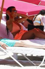LUDIVINE SAGNA in Bikini at a Beach in Miami07/05/2015
