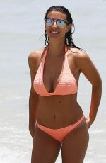 LUDIVINE SAGNA in Bikini at a Beach in Miami07/05/2015