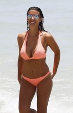 LUDIVINE SAGNA in Bikini at a Beach in Miami07/05/2015