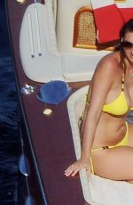 LUISA ZISSMAN in Bikini on Engagement Break at a Pool in Itay
