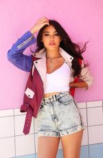 MADISON BEER on the Set of Roll Em Up Music Video in Los Angeles