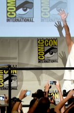 MARGOT ROBBIE at Warner Bros Panel at Comic-con in San Diego 