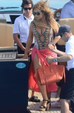 MARIA HCAREY on Holiday in Ibiza 07/01/2015