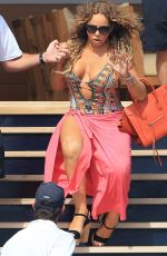 MARIA HCAREY on Holiday in Ibiza 07/01/2015