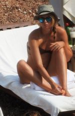 MARIA SHARAPOVA in Bikini at a Beach in Montenegro 07/19/2015
