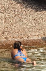 MARIA SHARAPOVA in Bikini at a Beach in Montenegro 07/19/2015
