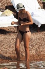 MARIA SHARAPOVA in Bikini at a Beach in Montenegro 07/19/2015