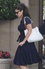 MARIA SHRIVER and Arnold Schwarzenegger Leaves a Hotel for Schwarzenegger’s 68th Birthday